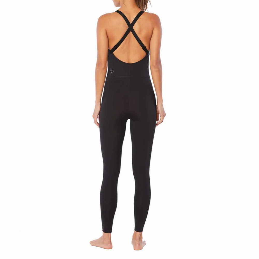 Beyond Yoga Black Crisscross Jumpsuit